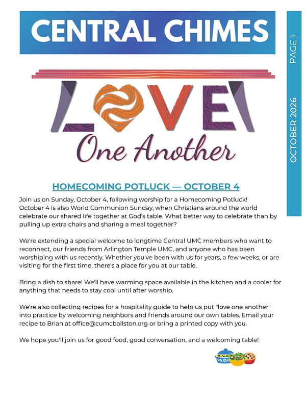 October 2026 NEWSLETTER print